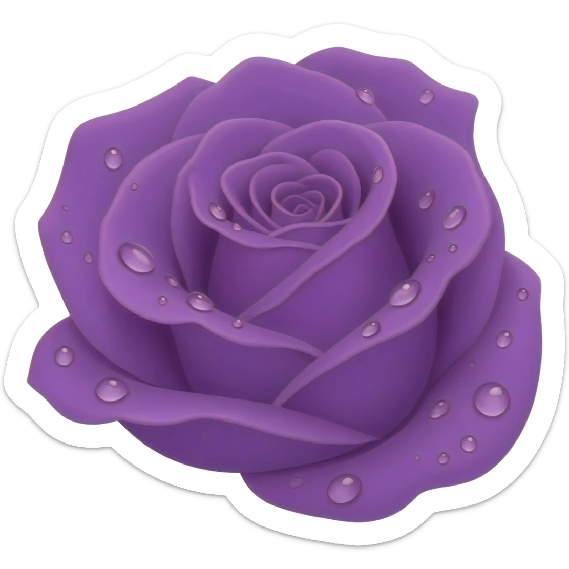 Purple Rose sticker