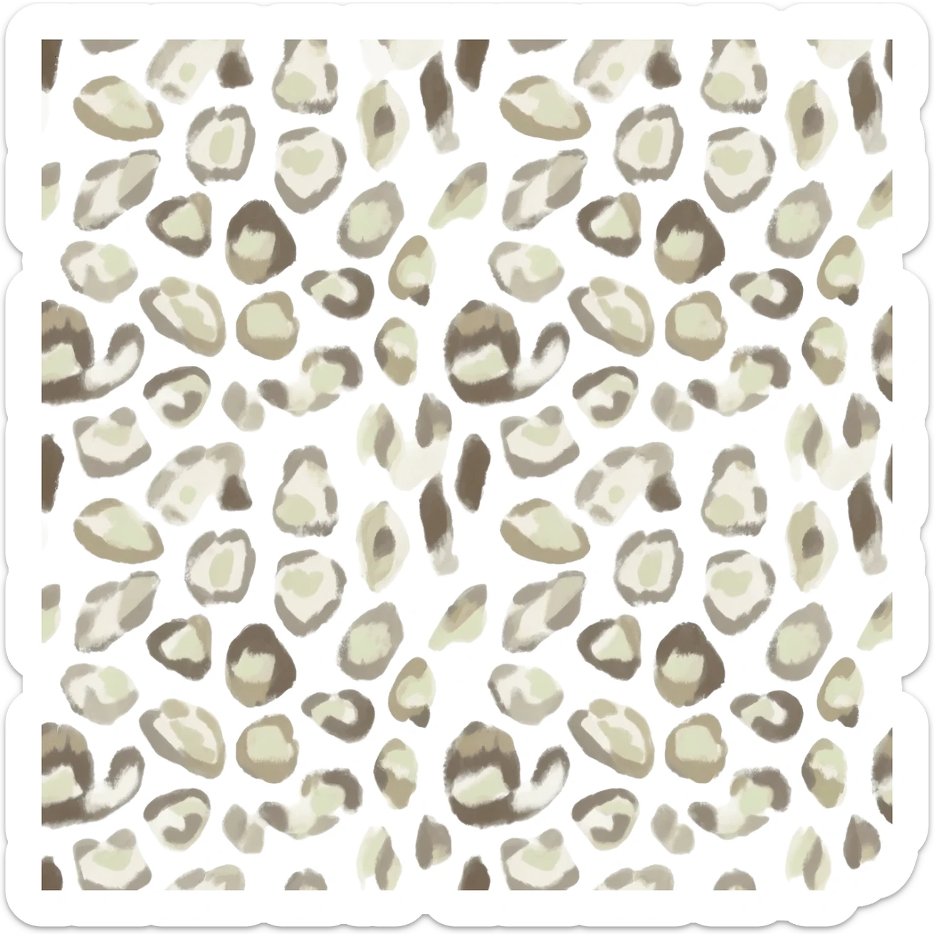 decor léopard sticker