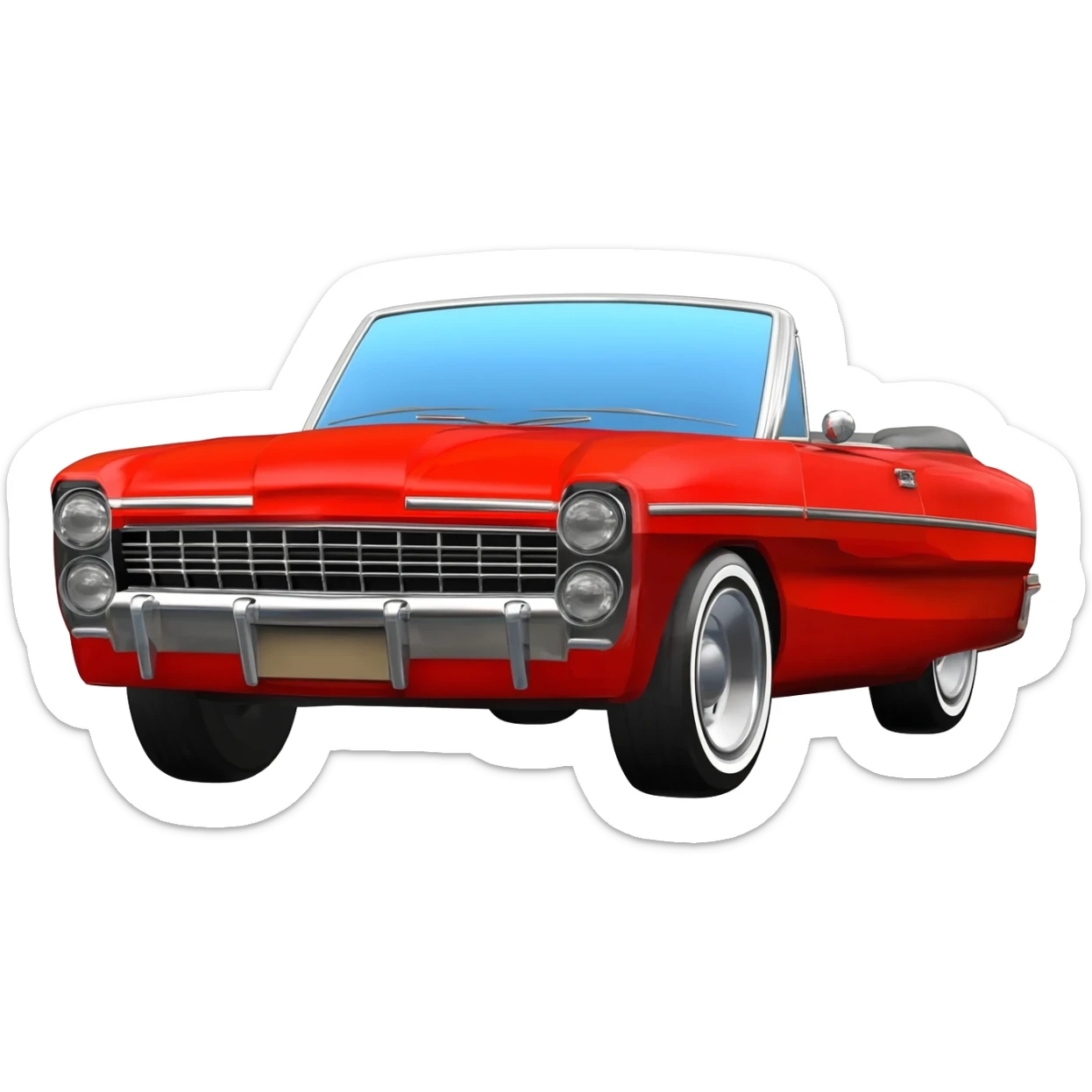 Vintage car sticker