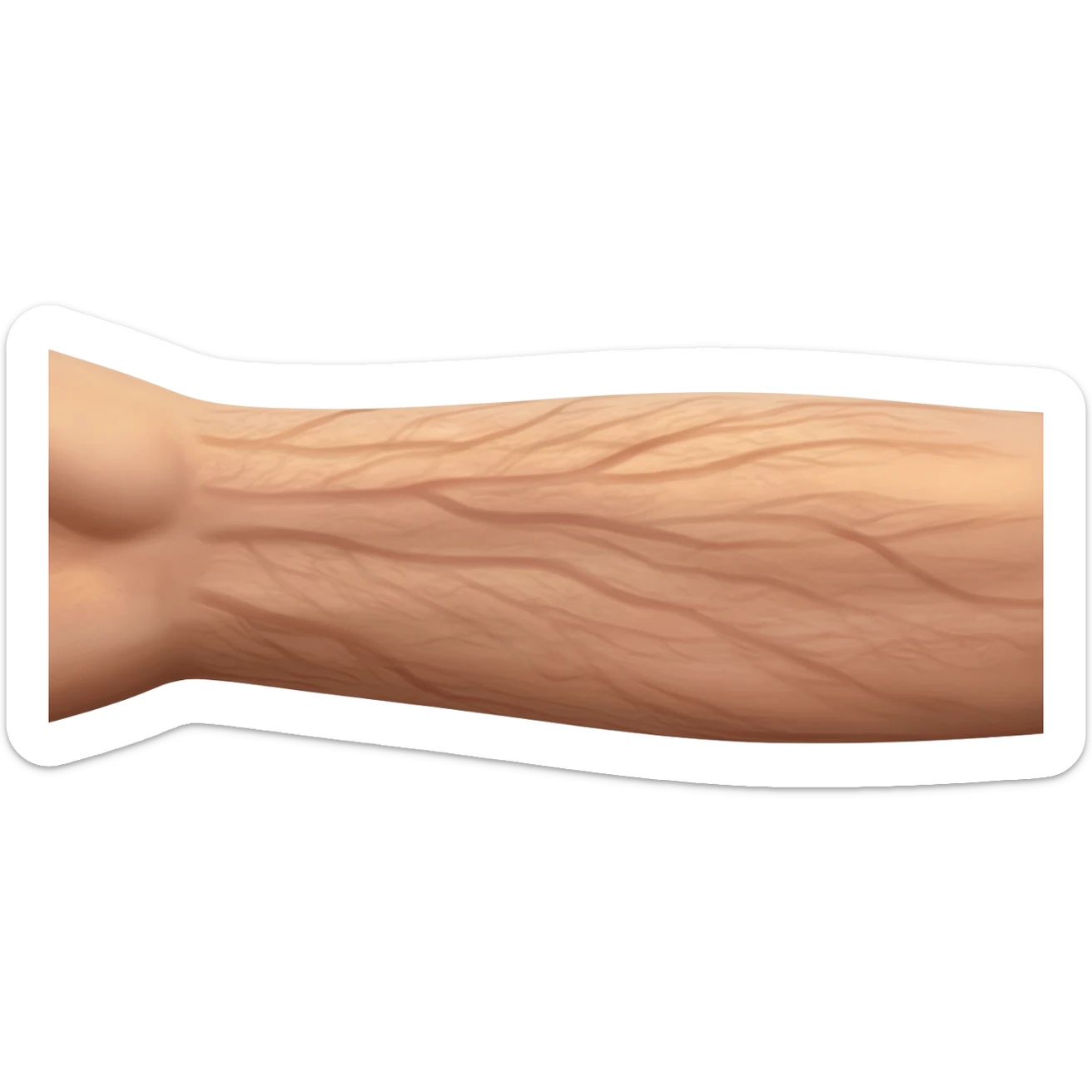 a full human arm sticker