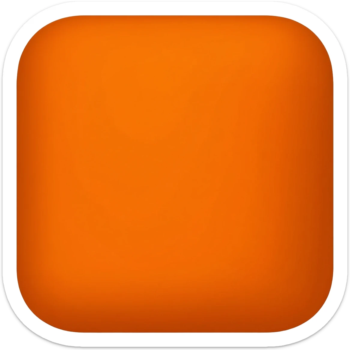 orange pure sticker