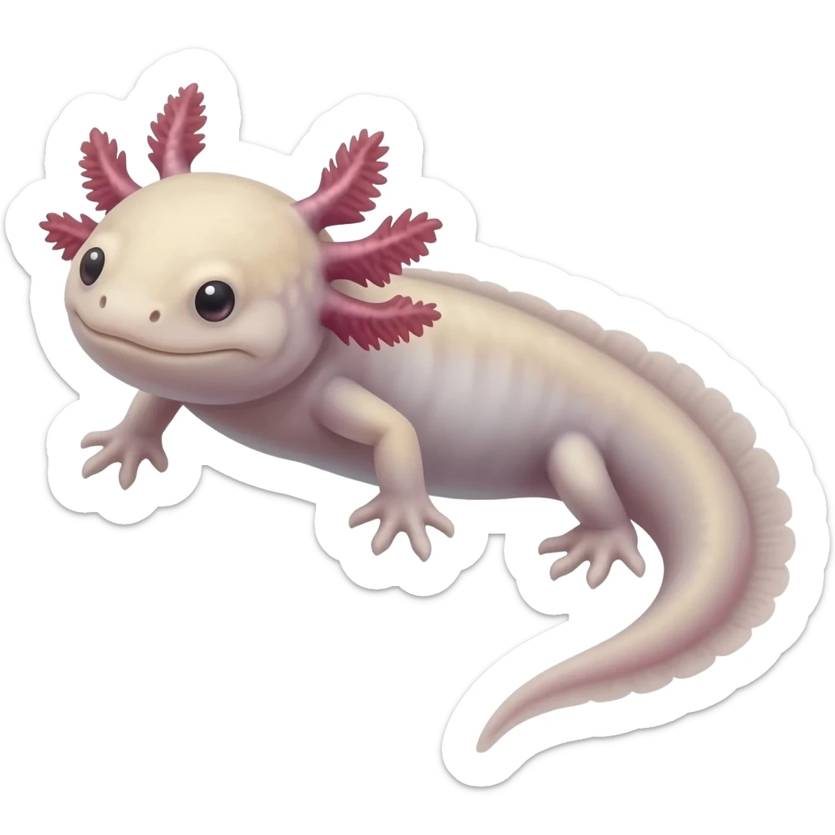 Axolotl sticker