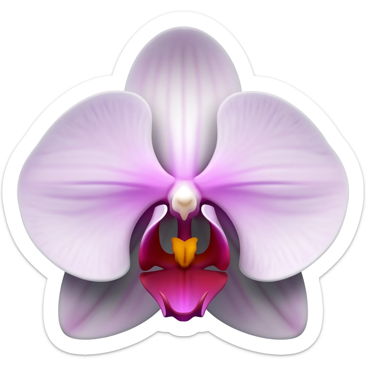 Orchid emoji sticker