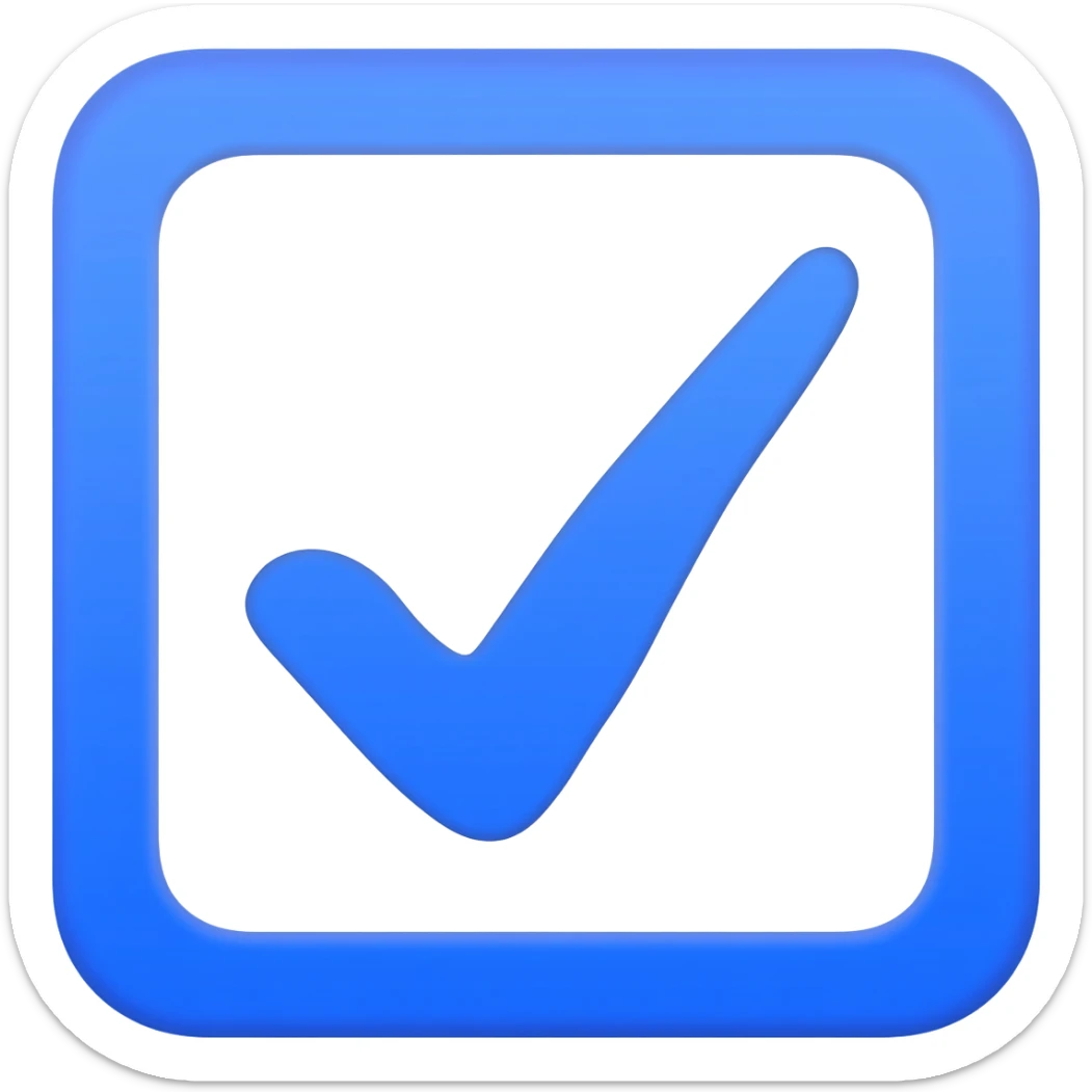 Verificado azul palomita sticker