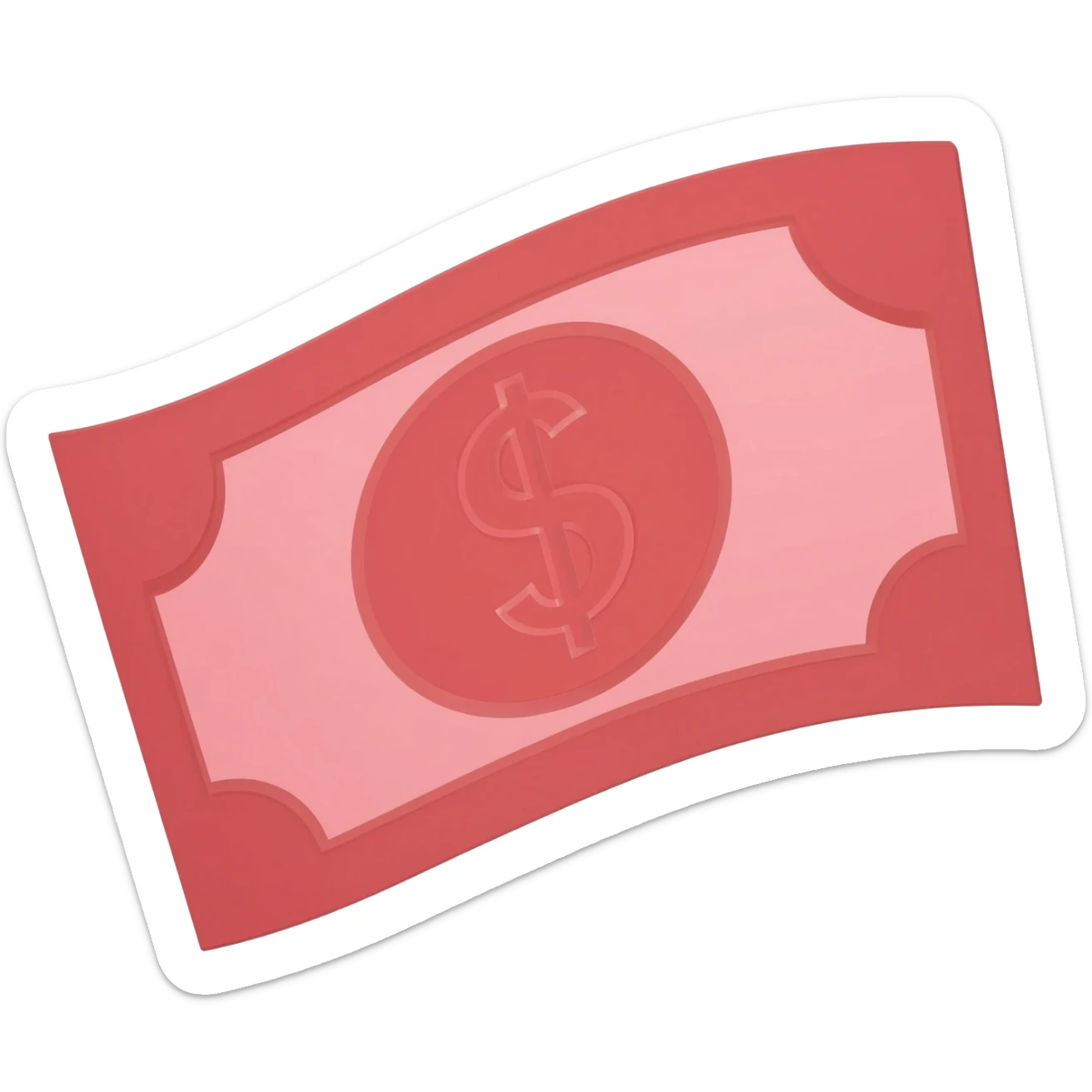 red dollar sticker