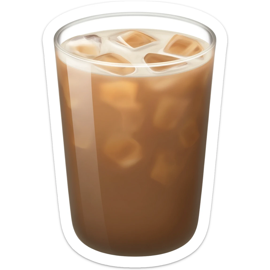 Iced latte  sticker