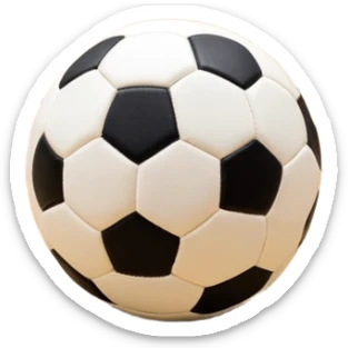 A close-up of a mini-football (futsal) ball placed on a wooden floor of an indoor sports hall, with the goalposts in the background. The scene highlights the smooth texture of the ball and the detailed net of the goal, emphasizing the fast-paced nature of the sport. sticker