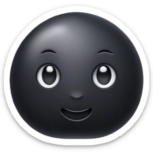 Черные  sticker