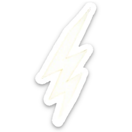 Cinematic Realistic Stage Spotlight, a focused beam of golden light cutting through the darkness, subtle dust particles visible in the air, glowing with an electrifying, dramatic energy. sticker