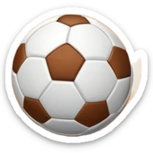 A close-up of footballs and a goal on a covered indoor futsal court with a wooden floor. The scene highlights the details of the balls and goalposts, with the smooth, polished court surface creating a clean and focused atmosphere for the game. sticker
