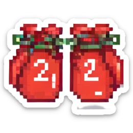 красные боксерские перчатки с надписью "23", no background sticker