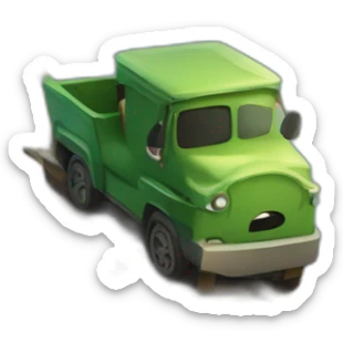 sisyphe qui roule une pierre en haut de la montagne sticker