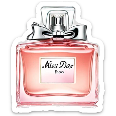 Miss dior perfume sticker