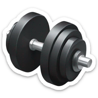 dumbbell sticker