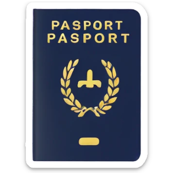 french passport sticker