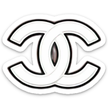 Chanel logo sticker