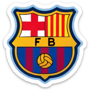 Fc Barcelona logo sticker