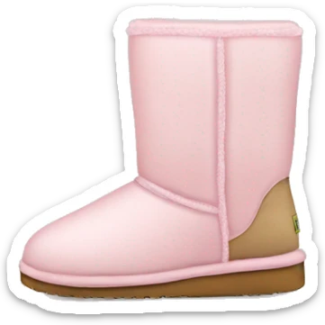 light pink uggs sticker
