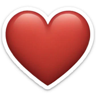 Heart sticker