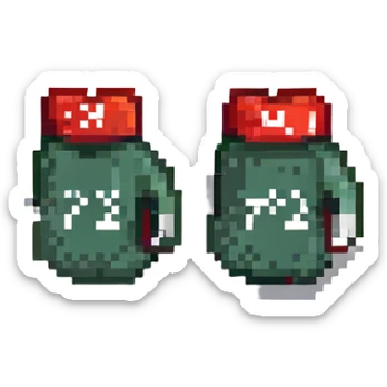 боксерские перчатки с надписью "23", no background sticker