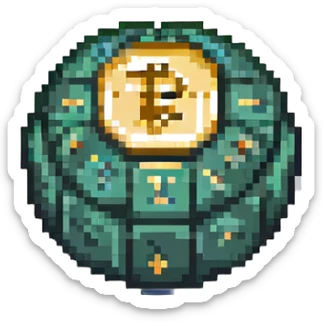 gime me an emoji of a rupee in zelda on n64 sticker