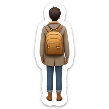 A person stands alone at the start of a long bridge, mist and rain around them. Behind them: a shattered heart fading into the fog. Ahead, the bridge stretches into a clearing sky. Though stormy, there’s light at the far end. The figure holds no baggage— sticker