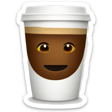 First coffee sticker