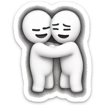 Hug sticker