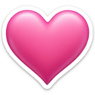 Pink heart  sticker