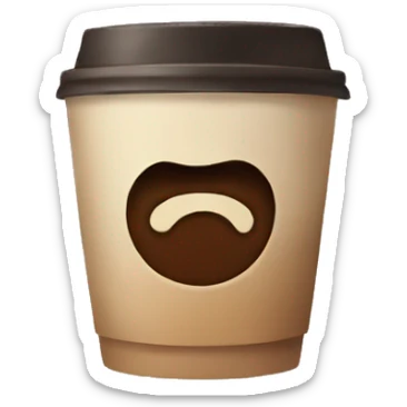 Coffee sticker