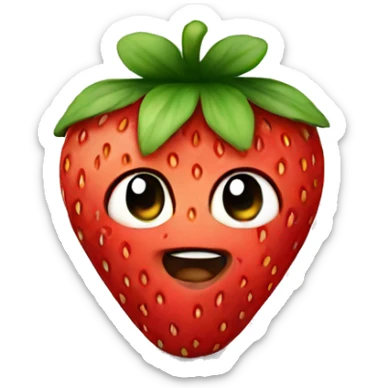 strawberry  sticker