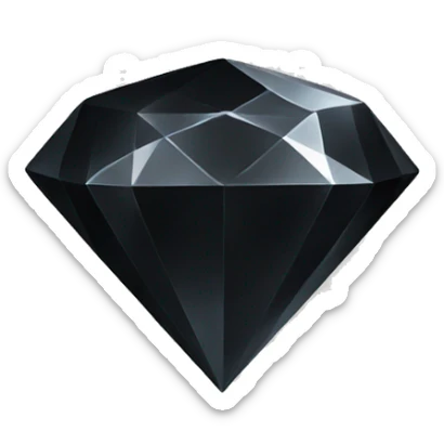 Black diamond sticker