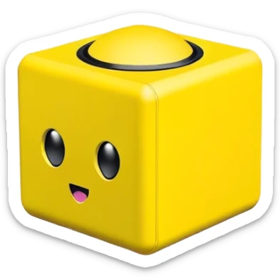Puff ball speaker box bfdi sticker