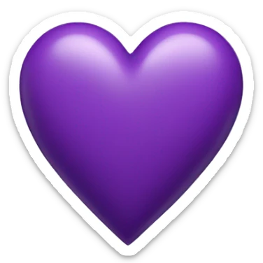 Purple heart sticker