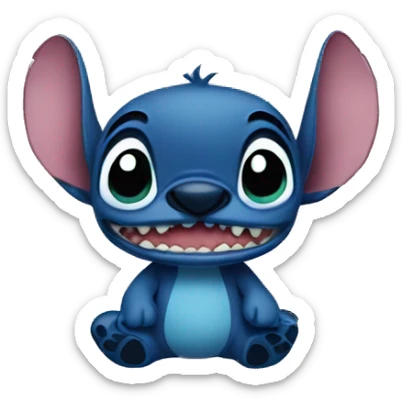 Stitch sticker