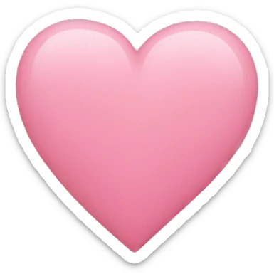 Pink heart sticker