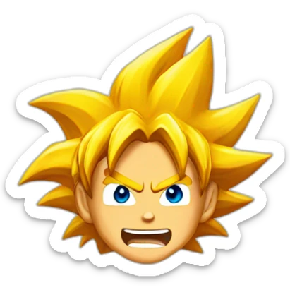goku super saiyan sticker
