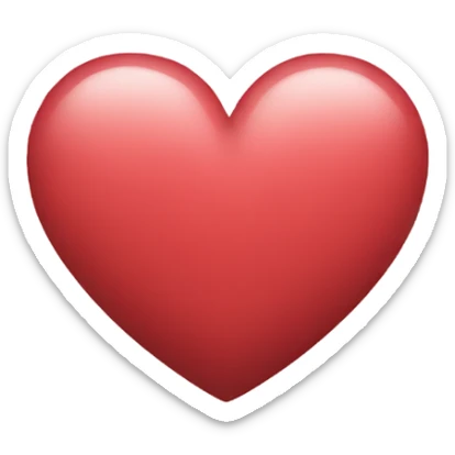 Heart sticker