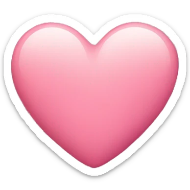 Pink heart sticker