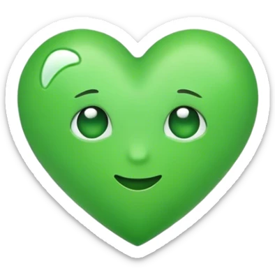 green love emoji sticker
