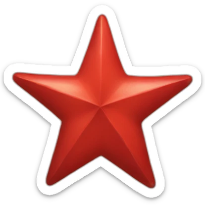 red star sticker