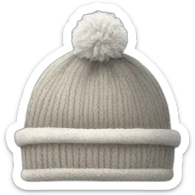winter hat sticker