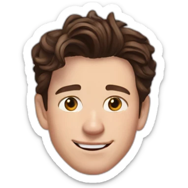 tom holland portrait sticker