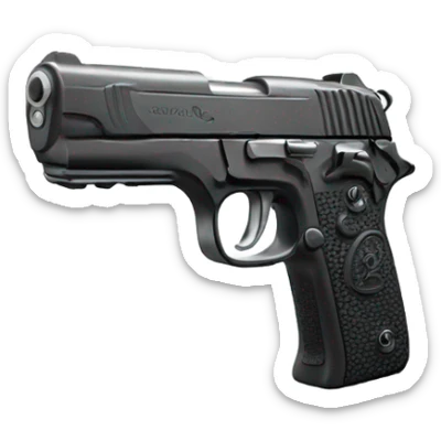 gun  sticker