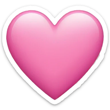pink heart sticker