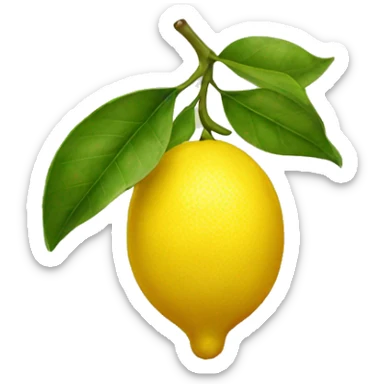 Lemon sticker