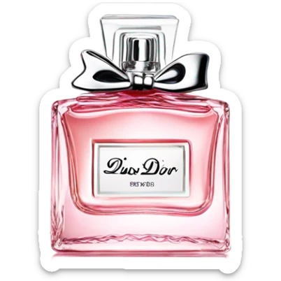 Miss dior perfume sticker