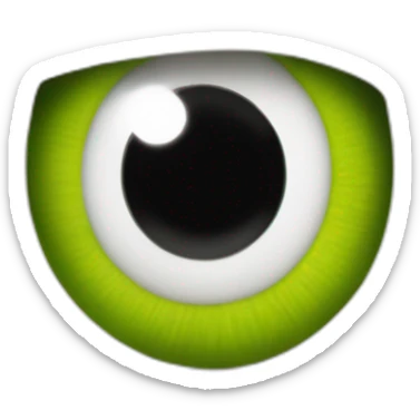 Shrek japs eye sticker