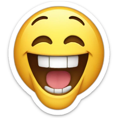 Laughing emoji  sticker
