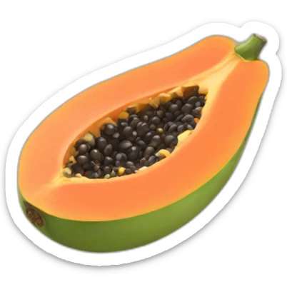 papaya sticker